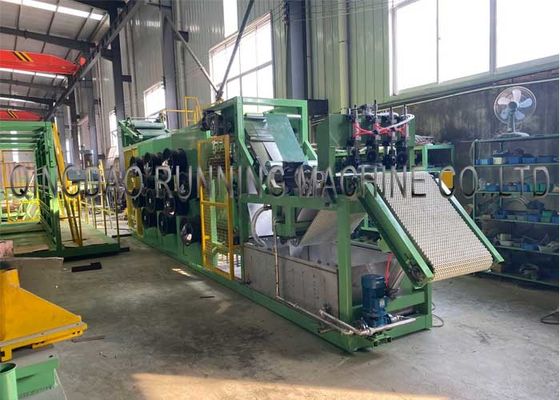 ποιότητας  Floor Standing Rubber Batch Off Machine Hanging Rod Type Compound Film Air Cooling εργοστάσιο
